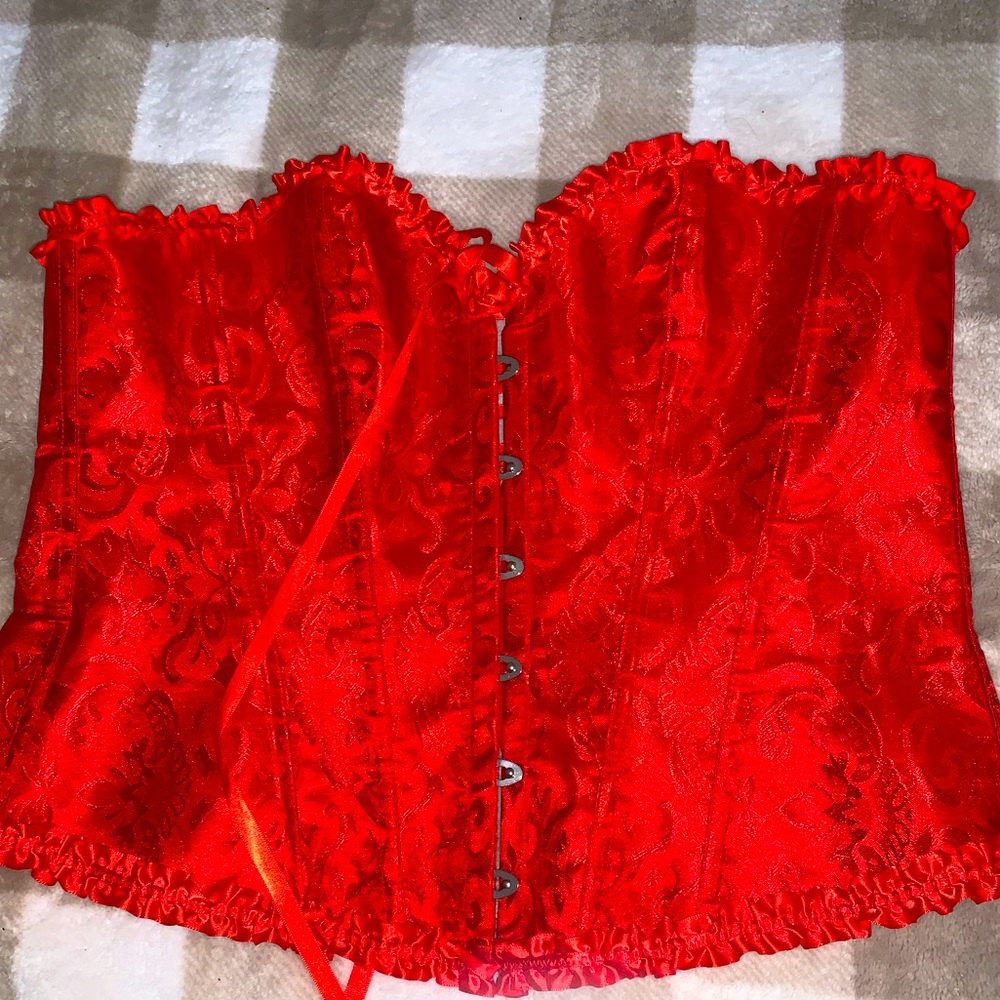 Red corset